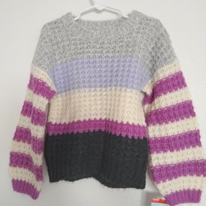 Girls multi color sweater
